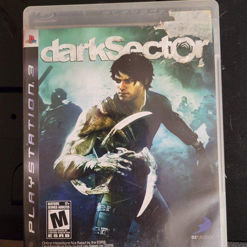 3/20$*Dark Sector for Sony PS3 - Black and Blue Cover